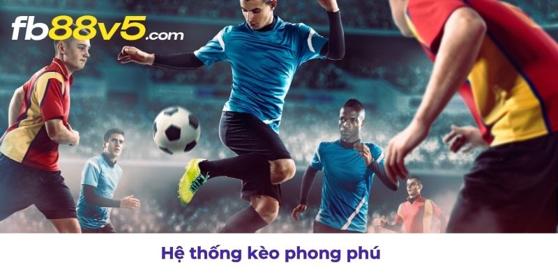 Nhiều loại kèo hấp dẫn trên nền tảng FB88 thể thao